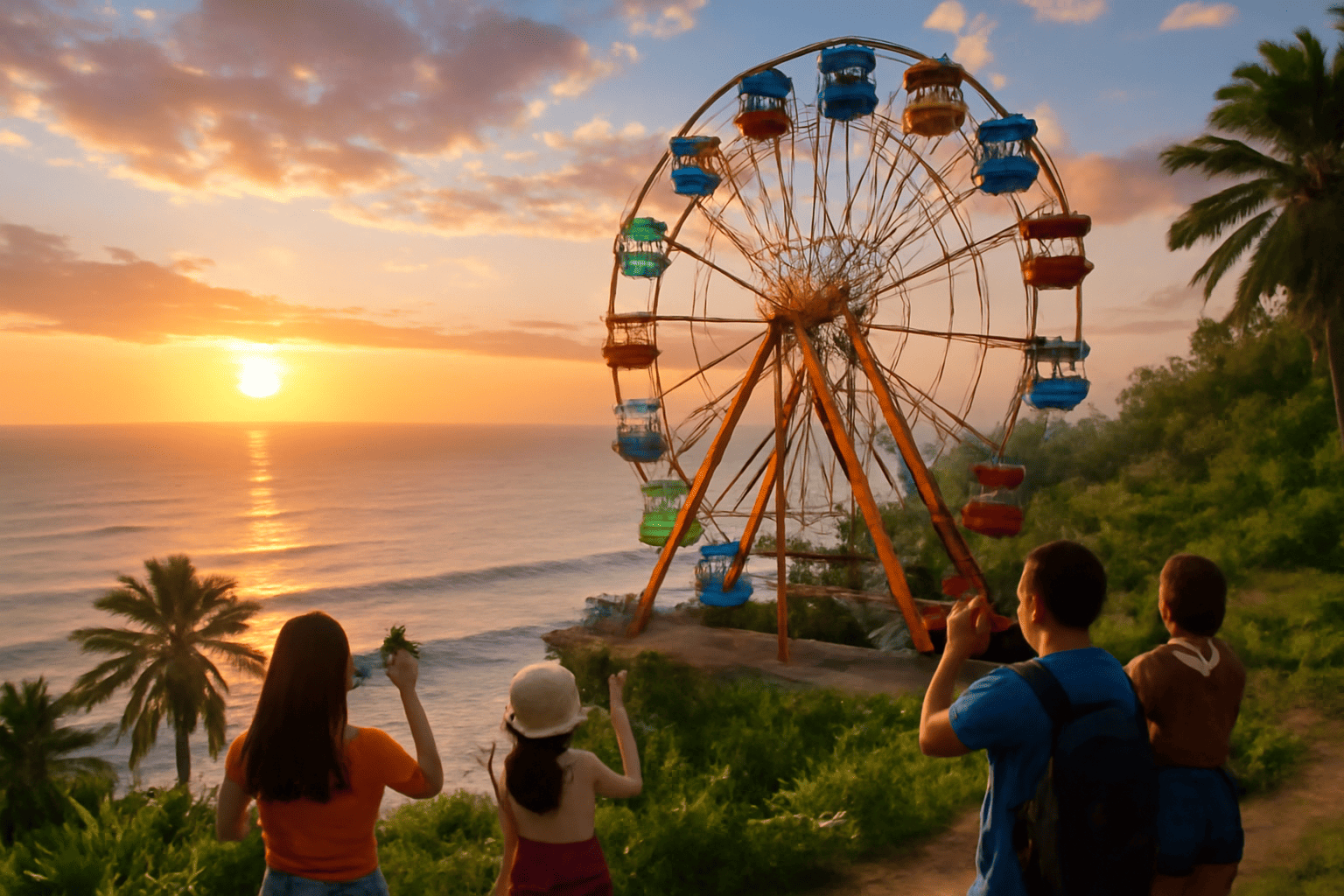 Gesing Wonderland, Destinasi Wisata Baru di Gunungkidul dengan Wahana Bianglala di Pinggir Laut yang Viral